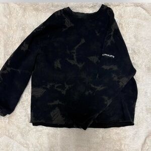 Alphalete Charcoal Tie-Dye Pullover